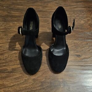 Michael Kors Black Suede Heels